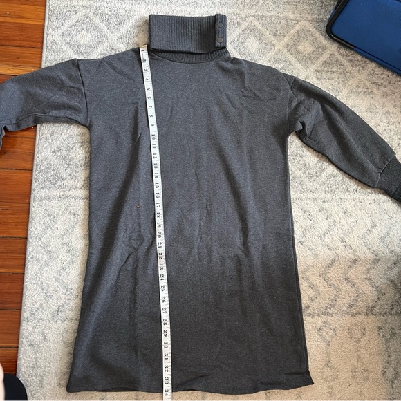 Studio Park | Regular Sweatshirt Dress in Charcoal Grey - Picture 9 of 12